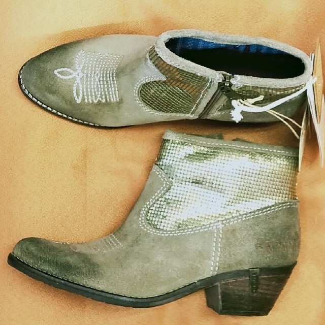 Replay(リプレイ)の37-(約23.5cm)　：新品　リプレイ　本革　レディースブーツ レディースの靴/シューズ(ブーツ)の商品写真