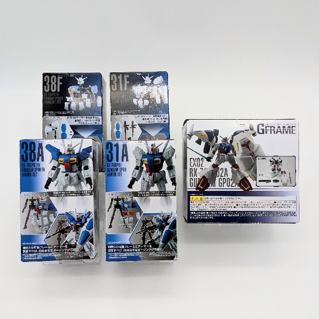 BANDAI(バンダイ)のGフレーム/EX02/31/38/GP01/GP02/フルバーニアン/ガンダム エンタメ/ホビーのフィギュア(アニメ/ゲーム)の商品写真