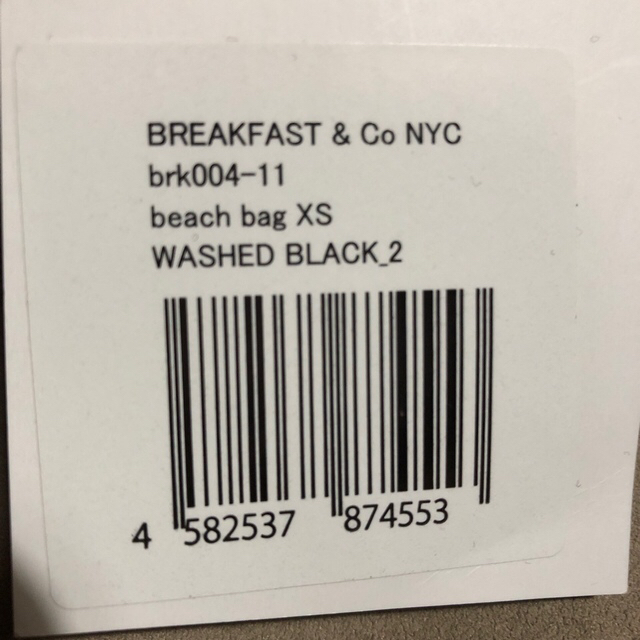 breakfast(ブレックファスト)のBREAKFAST & Co NYC XS トートバッグ レディースのバッグ(トートバッグ)の商品写真