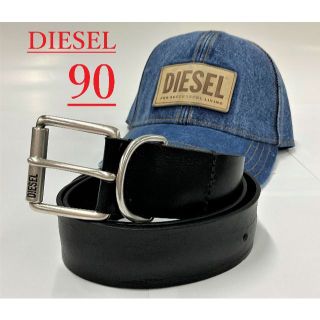 ディーゼル(DIESEL)のディーゼル　ベルト07B21　サイズ90　ブラック　新品　X08141(ベルト)