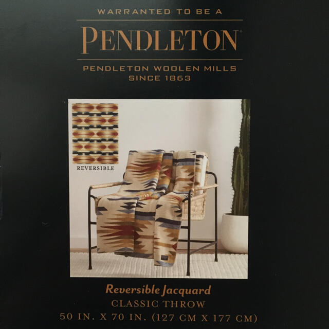 ▶︎PENDLETON◀︎ペンドルトン リバーシブルスロー ブランケット 1