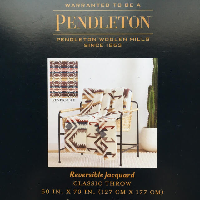 ▶︎PENDLETON◀︎ペンドルトン リバーシブルスロー ブランケット毛布 1