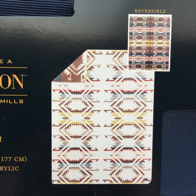 ▶︎PENDLETON◀︎ペンドルトン リバーシブルスロー ブランケット毛布 2