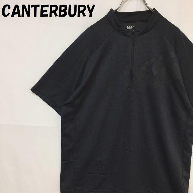 CANTERBURY(カンタベリー)の【人気】カンタベリー 半袖 スタンドカラー シャツ ハーフジップ メッシュ 3L メンズのトップス(シャツ)の商品写真