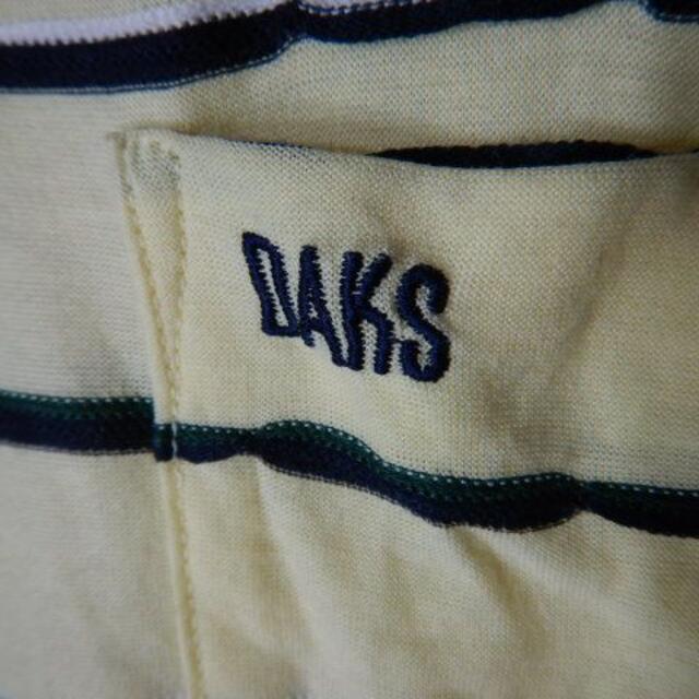 DAKS(ダックス)のo3636　DAKS　GOLF　日本製　ボーダー　ポロシャツ メンズのトップス(ポロシャツ)の商品写真