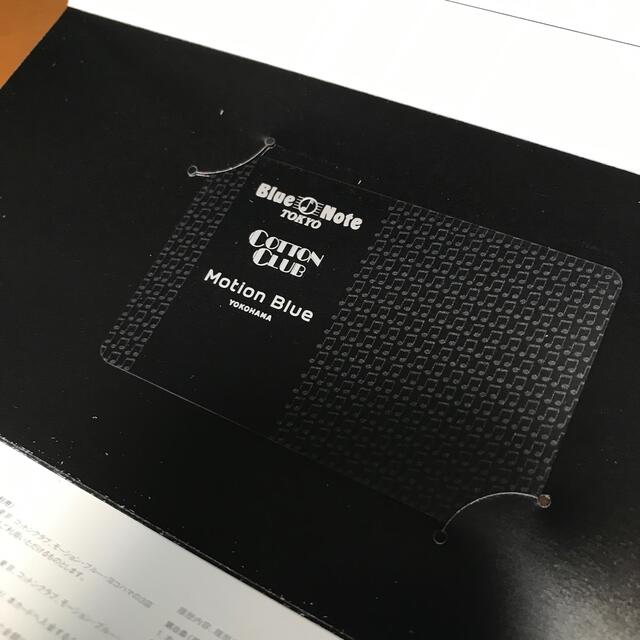 ブルーノート　ギフト チケットの音楽(その他)の商品写真