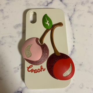 コーチ(COACH)のcoach iPhoneXR iPhoneケース　チェリー(iPhoneケース)