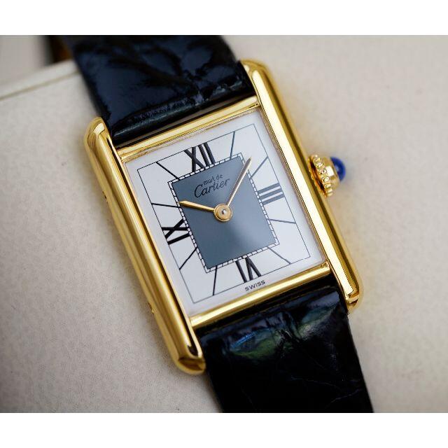 美品 カルティエ マスト タンク グレー ローマン SM Cartier - www ...