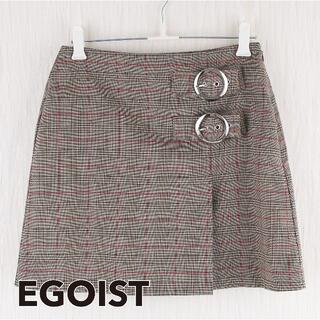 エゴイスト(EGOIST)のエゴイスト ダブルリンググレンチェックとボーダースカート2枚セット(ミニスカート)