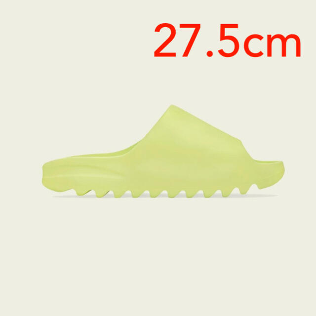 adidas(アディダス)のadidas YEEZY SLIDE GLOW GREEN 27.5cm メンズの靴/シューズ(サンダル)の商品写真