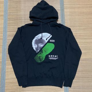 アンダーカバー(UNDERCOVER)の17aw UNDERCOVER sacai パーカー　ジャケット　コラボ　黒　1(パーカー)