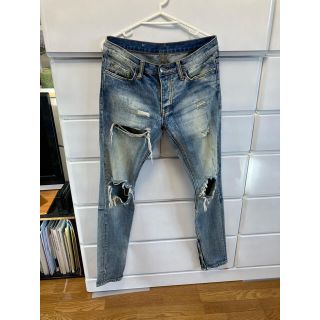 フィアオブゴッド(FEAR OF GOD)の美品！mnmlミニマル！ダメージデニム！size30！ジョーダンシュプラルフ(デニム/ジーンズ)