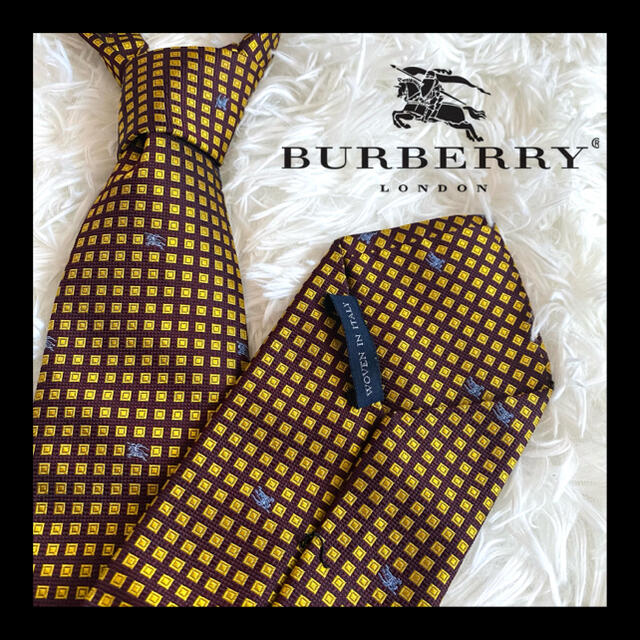 BURBERRY - 【入手困難】BURBERRY バーバリー ネクタイ ゴールド ホースマークの通販 by Ganar's 8080｜バーバリー ならラクマ