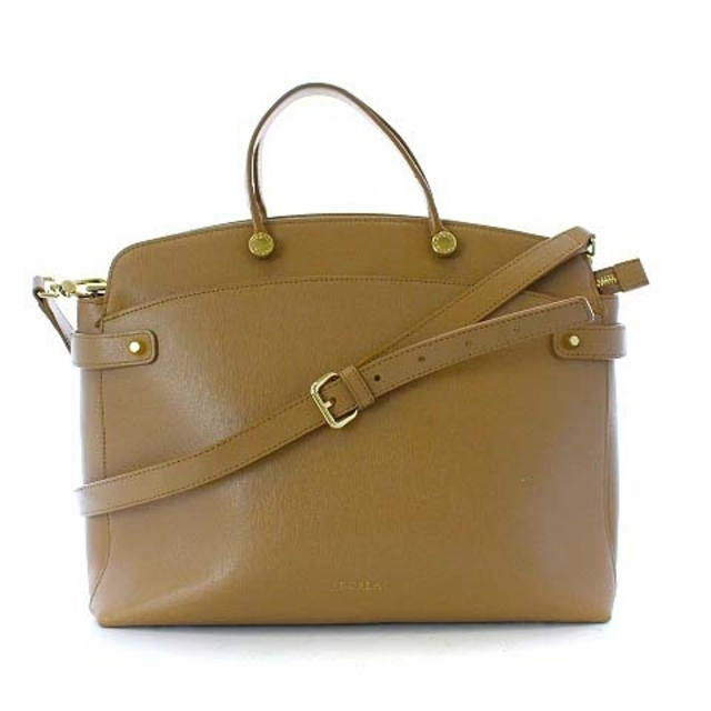 フルラ FURLA アガタ ハンドバッグ ショルダーバッグ 2way レザー 茶