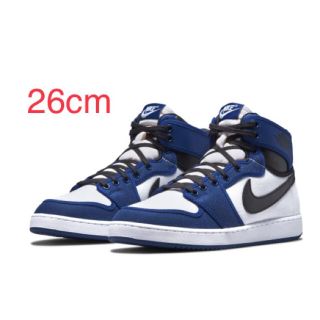 ナイキ(NIKE)の新品!送料込!NIKE AIR JORDAN 1 KO "STORM BLUE"(スニーカー)