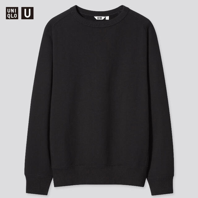 UNIQLO(ユニクロ)のユニクロ☆ワイドフィットスウェットシャツ ブラック S メンズのトップス(スウェット)の商品写真