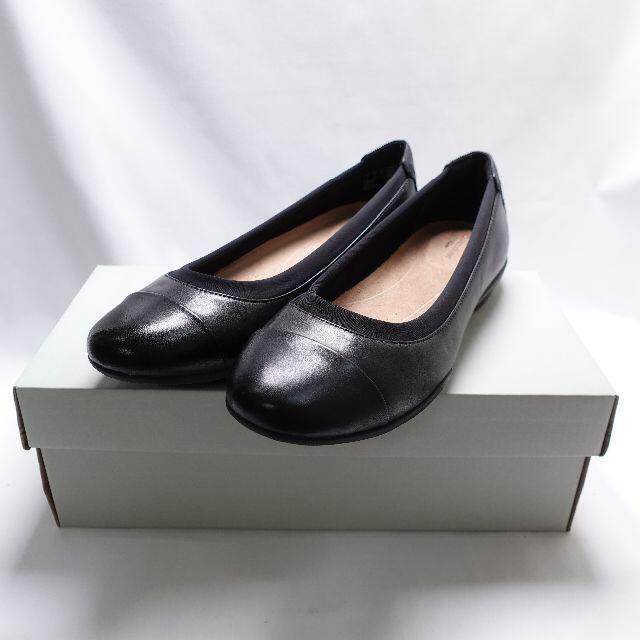 Clarks(クラークス)のCLARKS　バレエシューズ　レディース　ブラック レディースの靴/シューズ(バレエシューズ)の商品写真