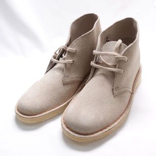 クラークス(Clarks)のCLARKS　デザートブーツ　レディース　ベージュ(ブーツ)