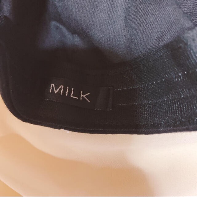 MILK(ミルク)のショコラ様専用♡MILK パール付きキャップ♡ レディースの帽子(キャップ)の商品写真