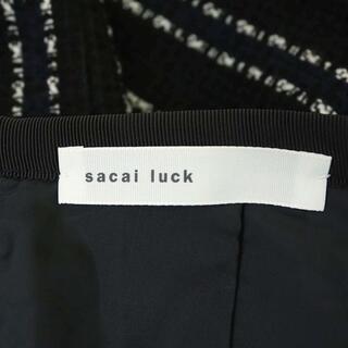sacai luck - サカイラック sacai luck 15SS スカート 1 黒 紺 白の ...