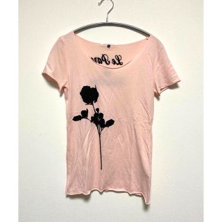 マーキュリーデュオ(MERCURYDUO)のマーキュリーデュオ♡ピンク 薔薇柄 Tシャツ(Tシャツ(半袖/袖なし))