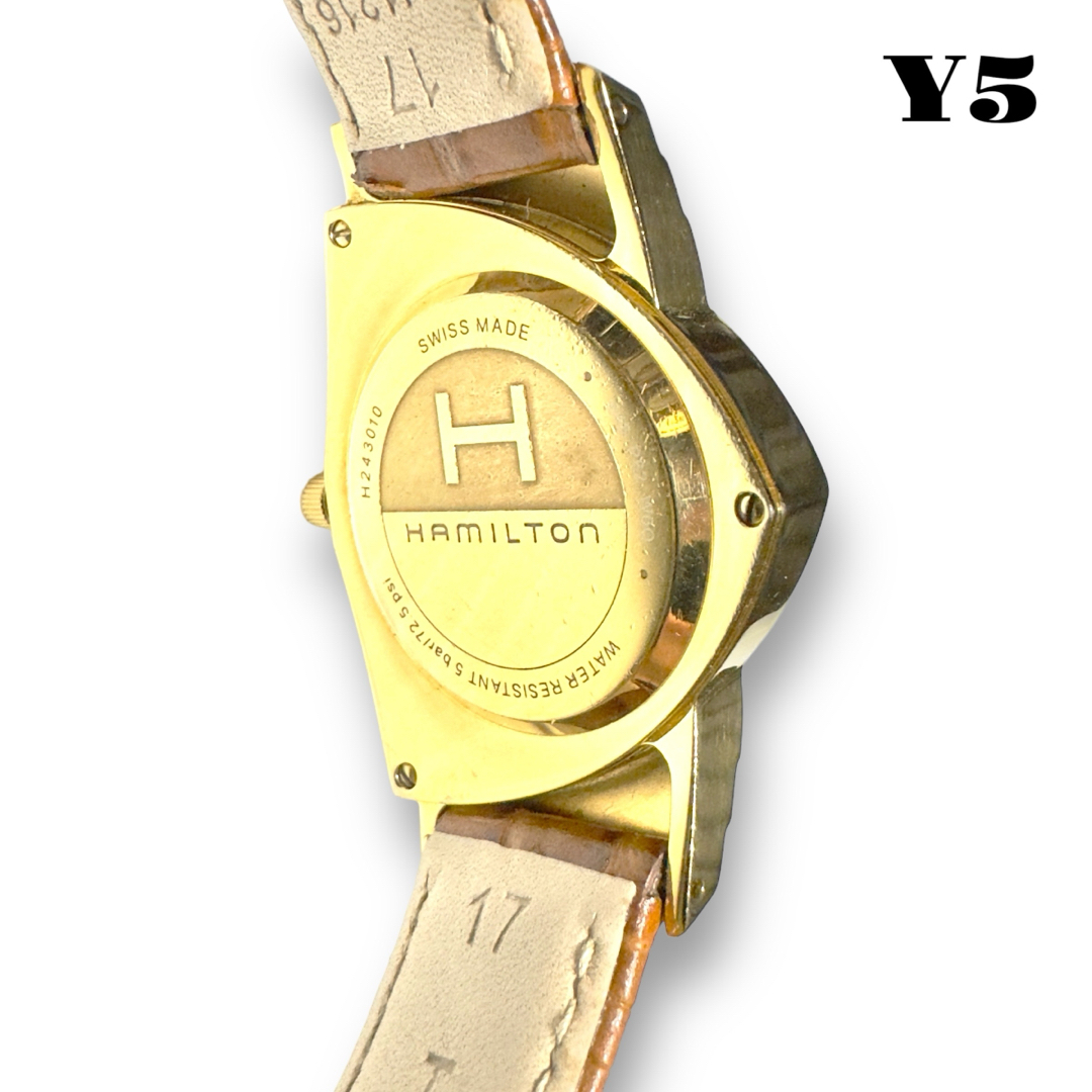 人気品! HAMILTON ベンチュラ H243010 エルビスプレスリー 金