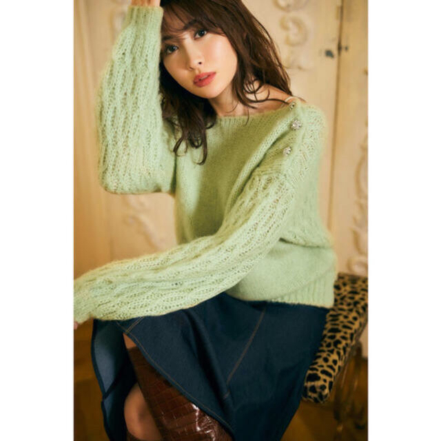 herlipto Mohair-blend Knit Pullover ニット - トップス