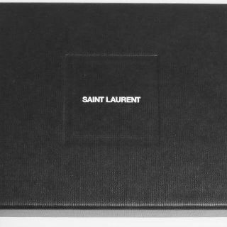 サンローラン(Saint Laurent)の新品サンローランロゴ箱BOX黒白モノトーン小物入れ収納アクセサリーケース(その他)