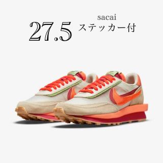 ナイキ(NIKE)のCLOT×SACAI×NIKE LD WAFFLE ORANGE BLAZE(スニーカー)