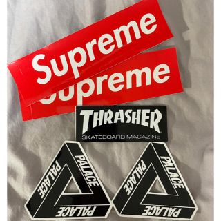 シュプリーム(Supreme)のステッカー5枚　supreme,PALACE,THRASHER(ステッカー)