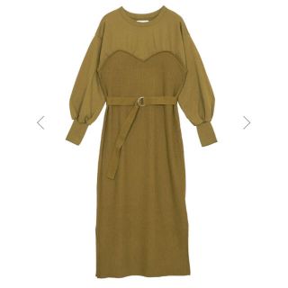 アメリヴィンテージ(Ameri VINTAGE)のAmeri SWEAT KNIT DRESS(ロングワンピース/マキシワンピース)