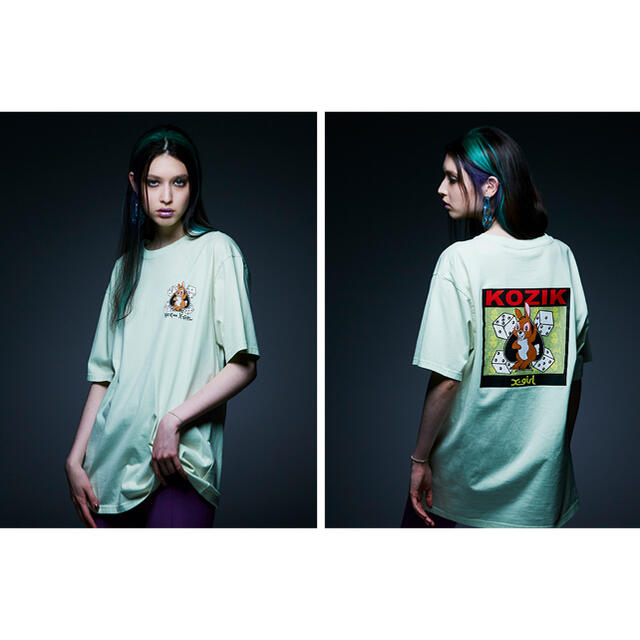 X-girl(エックスガール)のX-GIRL Kozik Tシャツ レディースのトップス(Tシャツ(半袖/袖なし))の商品写真