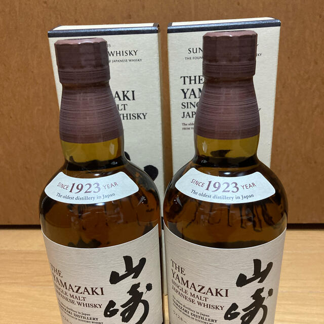 サントリー(サントリー)の希少　山崎NV  12年　2本セット 食品/飲料/酒の酒(ウイスキー)の商品写真