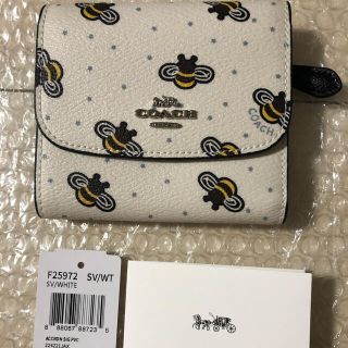 コーチ(COACH)のミツバチ柄のニつ折り財布　jkenshin.mirai様用(折り財布)