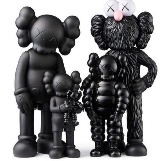 KAWS FAMILY BLACK カウズ ファミリー