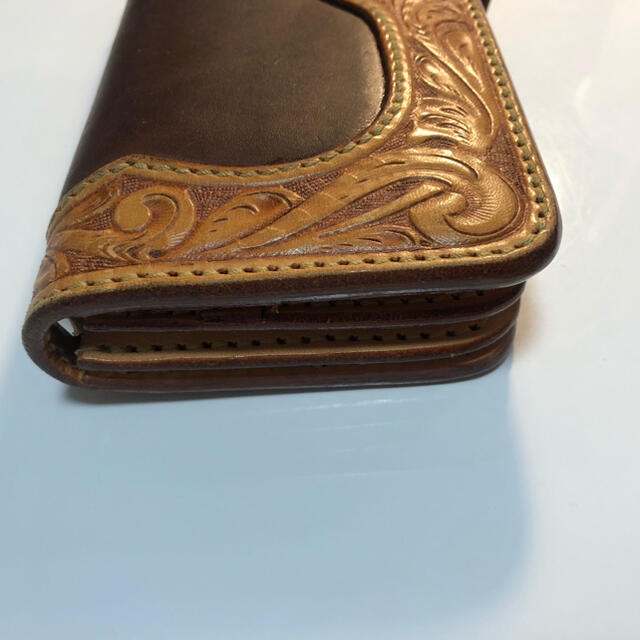 ARIZONA FREEDOM - 美品 SAAD サード レザー カービング 長財布 の通販