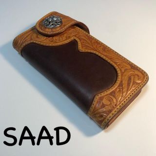 ARIZONA FREEDOM - 美品 SAAD サード レザー カービング 長財布 の通販