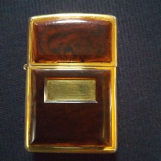 ジッポー(ZIPPO)のZIPPO  ゴ―ルド ブラウン(タバコグッズ)