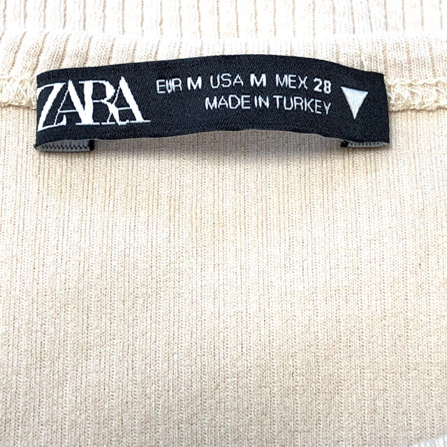 ZARA(ザラ)の【新品】今だけお値下げ！ ZARA ザラ ショート丈 長袖 ニット Mサイズ レディースのトップス(ニット/セーター)の商品写真