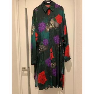 Yohji Yamamoto 18SS スカルファイヤー ロングシャツ　シャツ