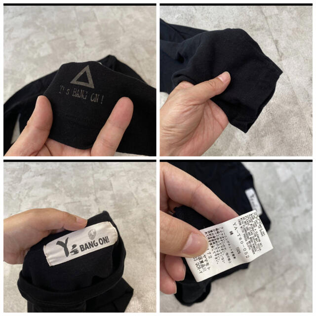 Yohji Yamamoto(ヨウジヤマモト)のワイズ バングオン ヨウジヤマモト x 久米繊維  ロングスリーブ Tシャツ 2 メンズのトップス(Tシャツ/カットソー(七分/長袖))の商品写真