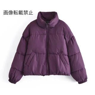 ザラ(ZARA)の🌰9月新作🌾5740◆purple パープル 中綿 ダウンコート(ダウンコート)