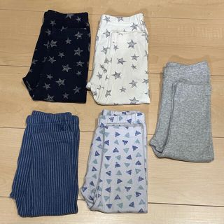 ユニクロ(UNIQLO)のユニクロ　レギンス　10分丈　80 5枚セット(パンツ)