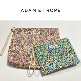 アダムエロぺ(Adam et Rope')のADAM ET ROPE'　ポーチ　アダムエロペ　クラッチバッグ　新品　花柄(クラッチバッグ)