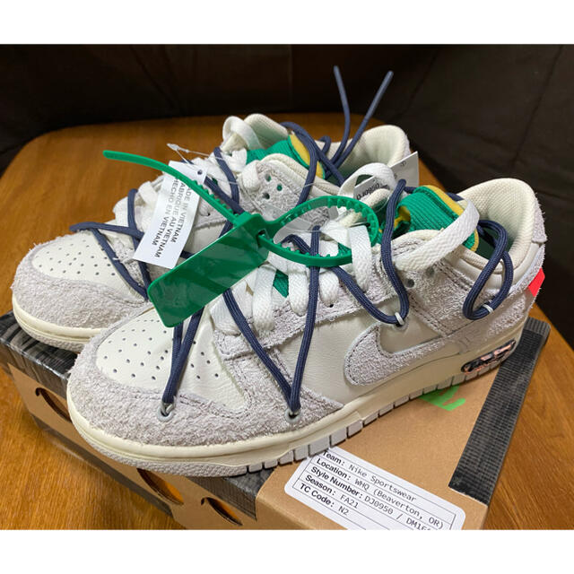 Nike Off-White ダンクLOW LOT No.20