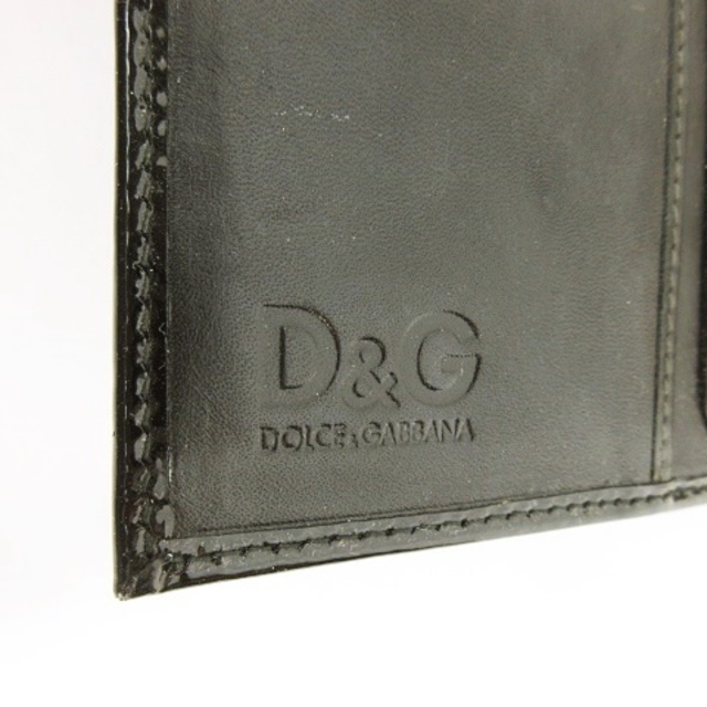 ドルチェ&ガッバーナ D&G システム手帳 南京錠モチーフ 6穴バインダー 黒