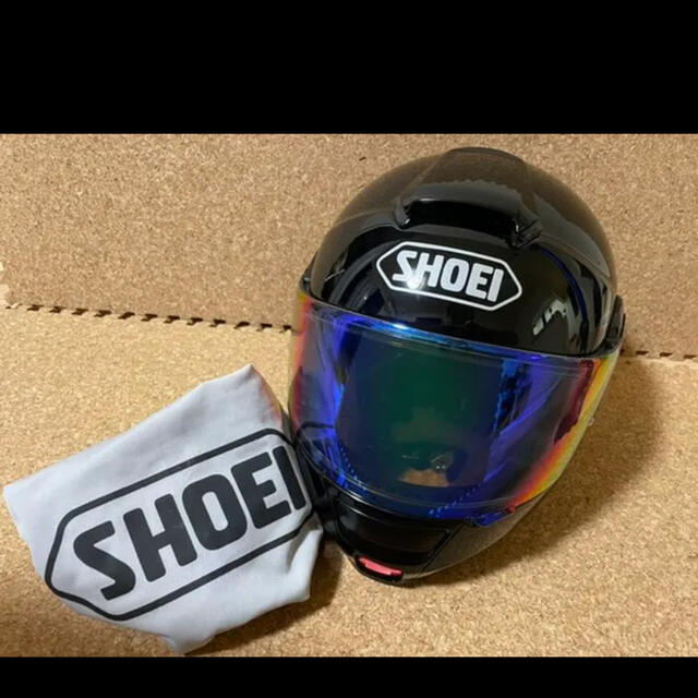 SHOEI NEOTEC ブラック Lサイズ 袋+ノーマルシールド追加も可ヘルメット/シールド