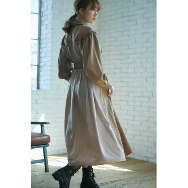 ハーリップトゥ M Two-Tone Belted Jersey Dress