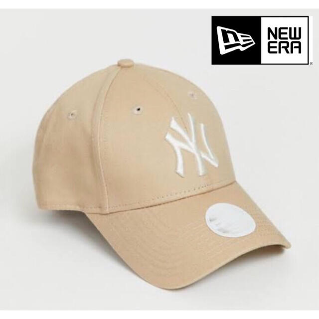 NEW ERA(ニューエラー)のニューエラ キャップ NY ヤンキース ベージュ woman レディース メンズの帽子(キャップ)の商品写真