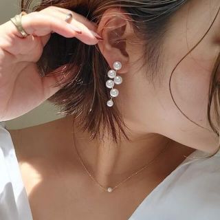 アメリヴィンテージ(Ameri VINTAGE)のirregularity pearl pierce RP033(ピアス)